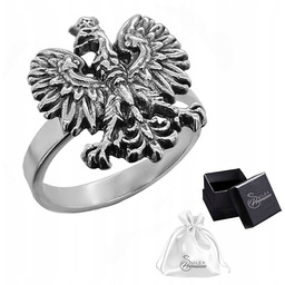 Sygnet patriotyczny srebro 925 ORZEŁ Godło r. 20