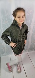 YOYO S. kurtka parka wiosna jesień zieleń rozmiar