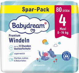Babydream Prem Windeln Gr. 4 Maxi 8-14 kg