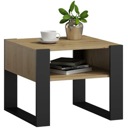 Edinos Stolik Kawowy Nowoczesny Dąb Artisan+Czarny S4-W75