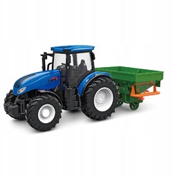 Zdalnie Sterowany Niebieski Traktor z Siewnikiem Zabawa