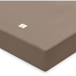 Yosoy Prześcieradło basic do łóżeczka 120x60cm Mocca