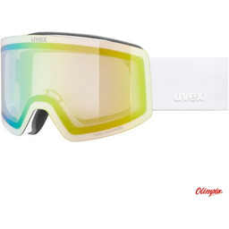 Uvex Gogle narciarskie Provoqe V White & Green