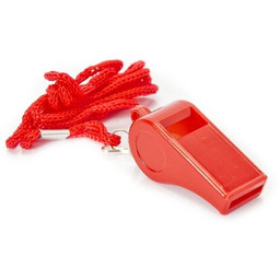 Gwizdek plastikowy Allright red