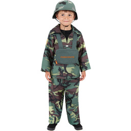 Fancy Dress Army Boy Costume (M)