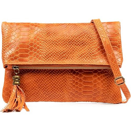 FIRENZE ARTEGIANI. Kobieta torba na ramię Alzano. Prawdziwa