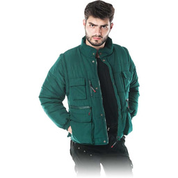 Kurtka zimowa odpinane rękawy tkana suwak napy ściągacz