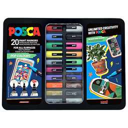 Markery z farbą plakatową Posca Pop Colours