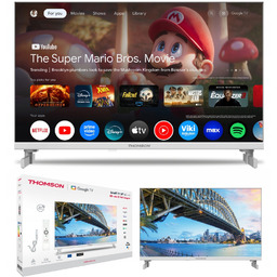 Biały Telewizor 12V Smart Tv Led 24 Thomson