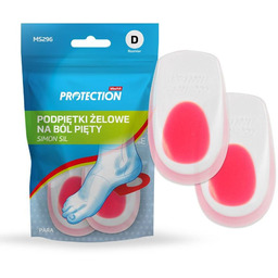 Męskie podpiętki żelowe na ból pięty r. 4