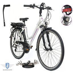 Rower Elektryczny Damski Trekkingowy 28 SHIMANO Altus Aluminium