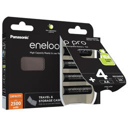 Panasonic Eneloop BK-3HCDEC4BE - 4x akumulator Pro AA