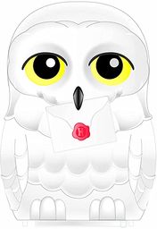 Lexibook NLJ105HP Hedwig Harry Potter Lampka Nocna, Lampka