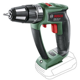 Bosch_elektronarzedzia Wiertarko-wkrętarka BOSCH Ergonomic PSB 18 LI-2 06039B0302