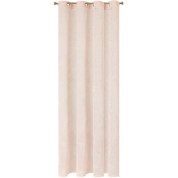 Eurofirany DESIGN91 zasłona gładka, przezroczysta, 8 oczek, fluorescencyjne