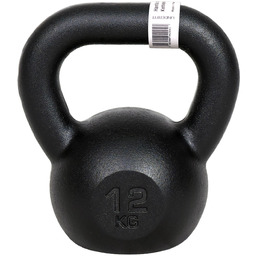 UNDERFIT Kettlebell żeliwny czarny 12 kg
