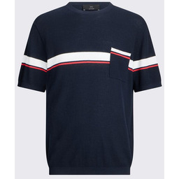 T-shirt męski liu jo denim scuro altro