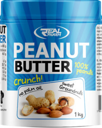 Real Pharm Peanut Butter Masło Orzechowe Crunchy 1000g