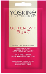 Yoskine Supreme-Vit B12 + C Rozświetlający "zastrzyk witamin"
