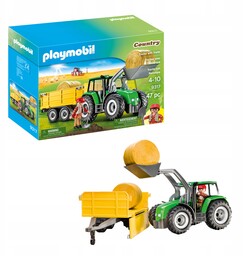 Playmobil 9317 Country Traktor Z Przyczepą Country