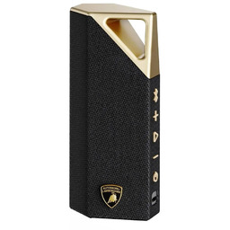 BUGANI Brief Lamborghini co-branded - black+gold - Przenośny