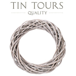 SZARY WIANEK WIKLINOWY śr. 35 cm