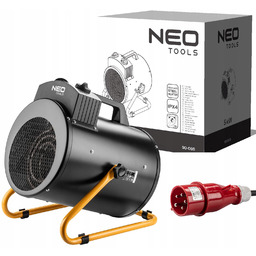 Przemysłowa nagrzewnica elektryczna termowentylator Neo Tools 5kW IPX4