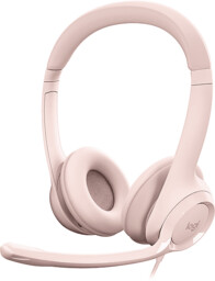 Słuchawki LOGITECH USB Computer Headset H390 Różowy 981-001281