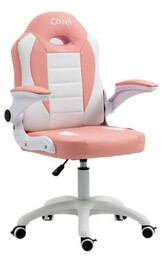 COBRA Fotel Junior Pro Różowo-biały