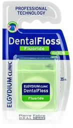 ELGYDIUM Nić dentystyczna Clinic z fluorem zielona 35