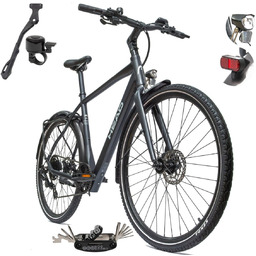 Rower Elektryczny Męski Trekkingowy 28 HEAD 250W Bafang