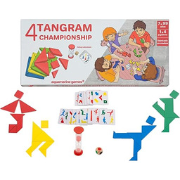 Aquamarine Games-Tangram 4 Graczy Championship, Wielobarwny, NO-Value (CP039)