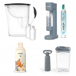 Dafi Zestaw B2U9 Saturator Dzbanek Luna Pojemnik Próżniowy