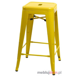 Hoker PARIS 66 cm inspirowany Tolix Żółty