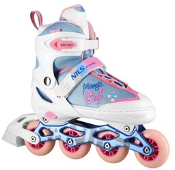 NA18168A ŁYŻWOROLKI PRINCESS BIAŁE NILS EXTREME