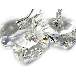 Kryształy Komplet+Łańcuszek Srebro Certyfikat