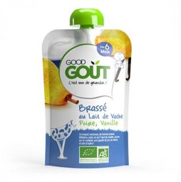 Good Gout BIO Jogurt waniliowy z gruszką, 90g
