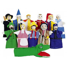 Pacynki na rękę 12 postaci SO450 Goki, zabawa