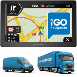 2x Nawigacja 5" Igo Primo Truck dla Ciężarówek
