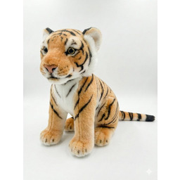 Realistyczny Pluszowy Tygrys ZOO 30cm - Wysoka Jakość,