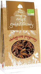 Dary Natury Ekologiczny Anyż Gwiazdkowy, przyprawa, 30 g