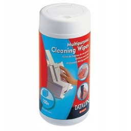 Chusteczki wilgotne do plastiku Esselte Dataline (100szt) 67656