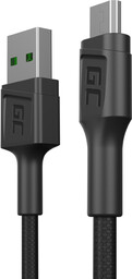 Kabel Micro USB 30cm Green Cell PowerStream, szybkie