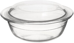 Naczynie żaroodporne szklane z pokrywką 27x23x11,5 cm, 2,2