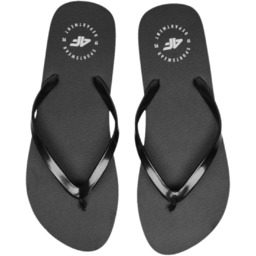 Japonki damskie z miękką podeszwą 4F 4FWSS24FFLIF165-21S Czarny