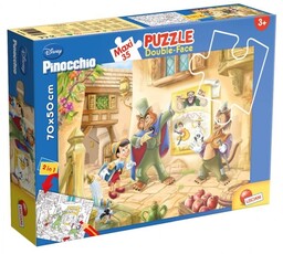 Lisciani, puzzle, Disney, Pinokio, 35 el.