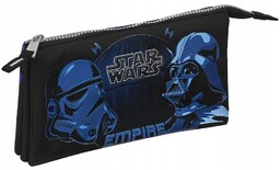 Piórnik 3 Przegrody Star Wars Saszetka Lord Vader