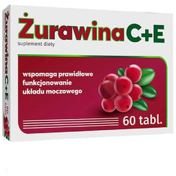 ALG PHARMA Żurawina C+E, 60 tabl.