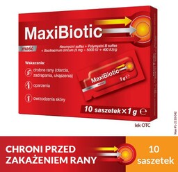 Maxibiotic maść, 10sasz. x 1g