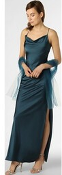 Unique Damska sukienka wieczorowa z etolą Kobiety Satyna